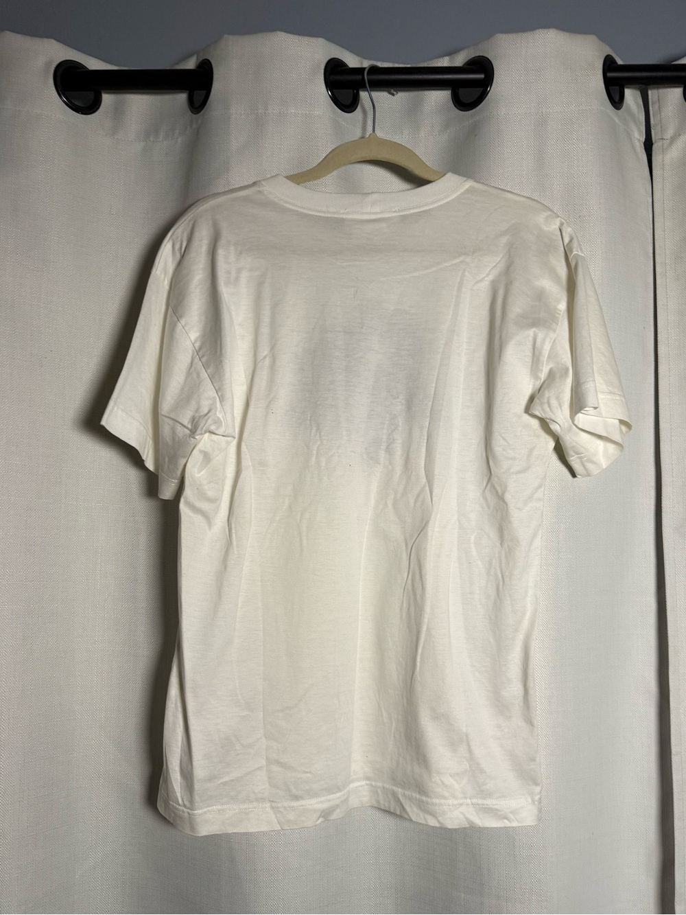 Escada White and Navy Blue Hibiscus Sequin Beaded Graphic Cotton Shirt Size 34 - Picture 2 of 7